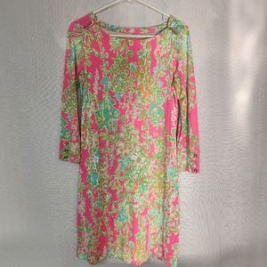 Lilly Pulitzer Sophie Dress Southern Charm Flamingo Pink Women's Size Small